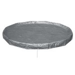 Bache de protection pour piscine hors sol bestway renforc�e - piscine diam�tre 5, 49m gris renforc�