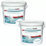 Chlorilong power 5 bayrol - chlore lent multiactions - 20 kg (2 seaux de 10 kg)