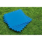 Dalles de protection de sol piscine bestway (lot de 9 pi�ces) - bleu
