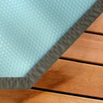 Fluidra b�che � bulles luxe solguard pour piscine bois sunbay gre octogonale allong�e - safran 6, 37 ...