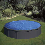 Gré piscine acier gre aspect gris anthracite juni ronde dimension - 3, 50 x h1, 32m Gré piscine acier gre aspect gris anthracite juni ronde dimension - 3, 50 x h1, 32m