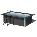 Gr� piscine bois composite avant garde gre 3, 26 x 1, 86 x h0, 96m