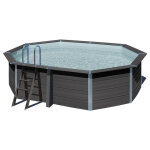 Gr� piscine bois composite avant garde gre 5, 24 x 3, 86 x h1, 24m