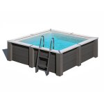 Gr� piscine bois composite avant garde nova gre 3, 15 x 3, 15 x h0, 96m