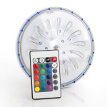 Gr projecteur led gre aimant pour piscine hors - sol et acier modle - led couleur avec tlcommande ...