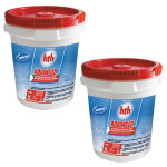 Hth advanced - chlore non stabilis  diffusion lente quantit - 18 kg (2 seaux de 9 kg)