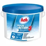 Hth maxitab action 5 - chlore lent multiactions - seau de 5 kg