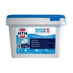 Hth maxitab action 5 - chlore multiactions sp�cial petites piscines - seau de 2, 7 kg