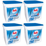 Hth maxitab action 6 spcial liner - chlore lent multiactions quantit - 20 kg (4 seaux de 5 kg)