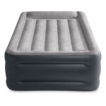 Intex matelas gonflable deluxe pillow rest raised lectrique 1 pers