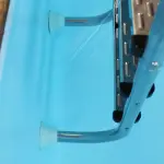 Jardimagine lot de 2 tampons avec rotule pour �chelle int�rieure inox 40mm