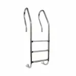 Jardimagine �chelle piscine inox coud�e 3 marches