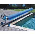 Kokido enrouleur de bches piscine enterre presto alux largeur de piscine - 5m maximum