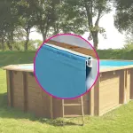 Liner pour piscine bois sunbay octogonale allong�e - safran 2 - 6, 20 x 3, 95 x h1, 36m
