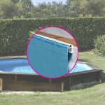 Liner pour piscine bois sunbay octogonale - ananas - 4, 28 x h1, 17m