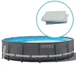 Liner pour piscine intex ultra frame tubulaire ronde - 4, 88 x h1, 22m