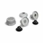 Lot de 2 petites cr�pines avec bouchons pour piscine intex