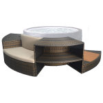Netspa kit de mobilier pour spa semi - rigide vita 4 places