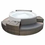 Netspa kit de mobilier pour spa semi - rigide vita premium 6 places