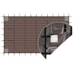 Nextpool bche d?hivernage filtrante luxe ressorts + pitons gazon