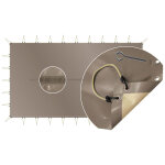 Nextpool bâche d?hivernage opaque luxe sandows + pitons inox Nextpool bâche d?hivernage opaque luxe sandows + pitons inox