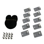 Pi�ces d�tach�es pour enrouleur de b�che � bulles luxe ubbink - kit visserie + sangles