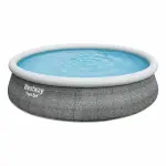 Piscine autoport�e bestway fast set rotin ronde 4, 57 x h1, 07m