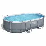 Piscine bestway ovale power steel 4, 88 x 3, 05 h1, 07m