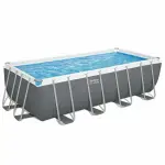 Piscine bestway rectangulaire steel pro max � sable 4, 88 x 2, 44 x h1, 22m