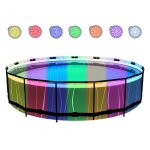 Piscine bestway ronde steel pro max 4, 57 x h1, 07m avec �clairage led