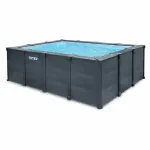 Piscine intex graphite 4, 00 x 3, 00 h1, 24m rectangulaire