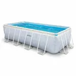 Piscine tubulaire intex prism frame chevron 4, 00 x 2, 00 x h1, 00m