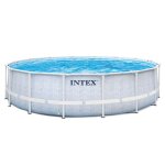 Piscine tubulaire intex prism frame chevron 4. 88 x 1. 22m