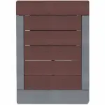 Poolex caillebotis pour douche solaire poolstar - dark coffee