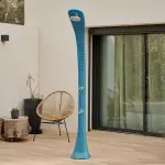 Poolex douche solaire cobra 32l courbe formidra poolstar - bleu