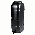 R�cup�rateur d'eau forme colonne nature - 100l - noir