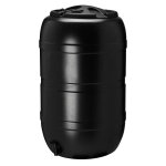 Rcuprateur d?eau forme tonneau nature modle - 210l - noir