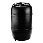 Rcuprateur d?eau forme tonneau nature modle - 120l - noir