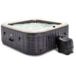 Spa intex pure spa ardoise bulles 4 places luxe