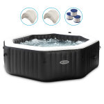 Spa intex pure spa carbone bulles et jets 6 places