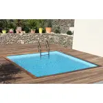 Sunbay piscine bois carra 3, 05 x 3, 05 x h1, 19m