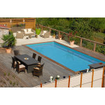 Sunbay piscine bois evora 6, 20 x 4, 20 x h1, 33m