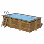 Sunbay piscine bois marbella ii 4, 20 x 2, 70 x h1, 17m