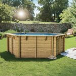 Sunbay piscine bois vanille ii 4, 00 x h1, 19m