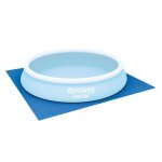 Tapis de sol bestway pour piscine hors sol - 3, 96 x 3, 96m