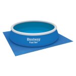 Tapis de sol bestway pour piscine hors sol - 4, 88 x 4, 88m