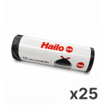 25 rouleaux de 15 sacs poubelle universels 20 � 30l