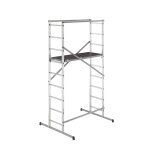Echafaudage pour escalier intérieur et extérieur 1, 7m / 3, 7m en aluminium hailo hobbystep h4 Echafaudage pour escalier intérieur et extérieur 1, 7m / 3, 7m en aluminium hailo hobbystep h4