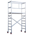 �chafaudage professionnel expert pro taille m 1, 9m / 3, 9m en aluminium hailo