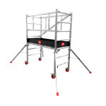 �chafaudage professionnel roulant 0, 9m / 2, 9m en aluminium module 1 hailo expert pro